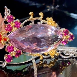 Luxurious Marquise Cut Genuine Amethyst 31 CTW